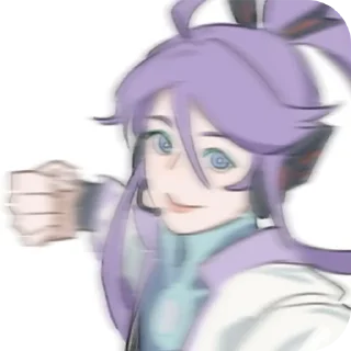👊 emoji Gakupo @Finiiik_i / вокалоид Telegram sticker 19 of 80