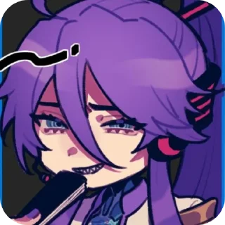 😉 emoji Gakupo @Finiiik_i / вокалоид Telegram sticker 8 of 80