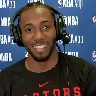 🏀 emoji Kawhi Leonard🌺| @suoksiiiopinion Telegram sticker 21 of 40