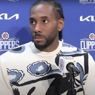 🏀 emoji Kawhi Leonard🌺| @suoksiiiopinion Telegram sticker 22 of 40