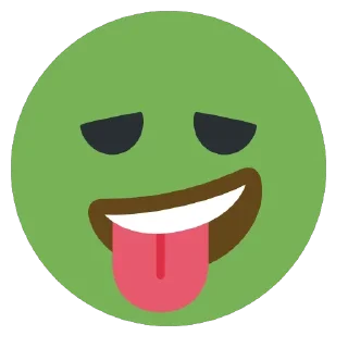 🤢 emoji Ебанутые стикеры Telegram sticker 6 of 30