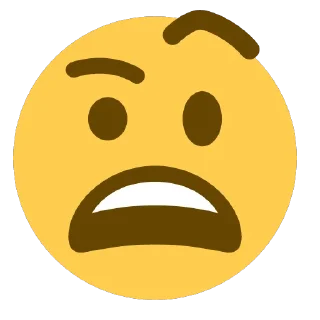 😩 emoji Ебанутые стикеры Telegram sticker 21 of 30