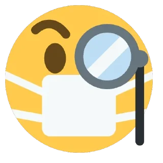 😷 emoji Ебанутые стикеры Telegram sticker 16 of 30