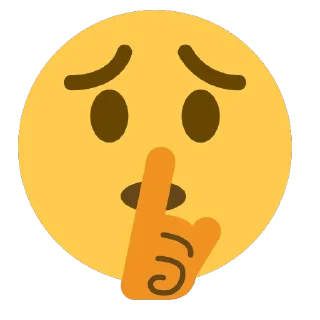 🤫 emoji Ебанутые стикеры Telegram sticker 20 of 30