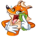Sticker from Millionaire Fox