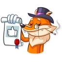 Sticker from Millionaire Fox