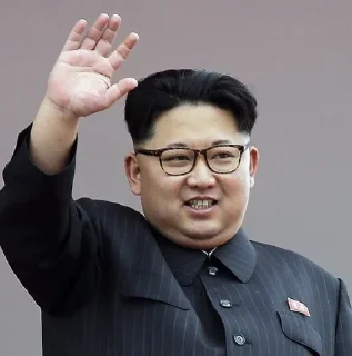 Sticker from Kim Jong Un