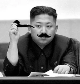 Sticker from Kim Jong Un