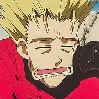 Sticker from trigun