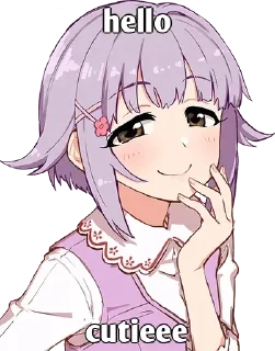 😉 emoji ༺♡❀𝒔-𝒔𝒆𝒏𝒑𝒂𝒊?❀♡༻'s Pack (@Shinobu_robot) Telegram sticker 17 of 119