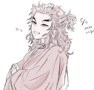 Sticker from Rengoku Kyojuro