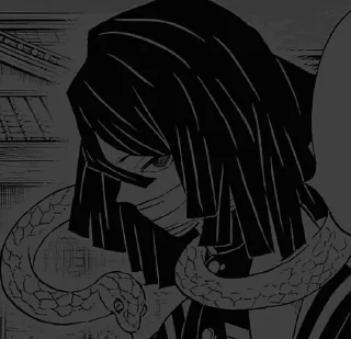 ♠️ emoji ˗ˏˋ 伊黒小芭内ꜜ.ﾐ @r1nsu8 Telegram sticker 3 of 84