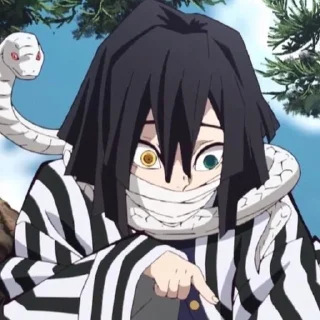 🐍 emoji ♡ > Obanai~Iguro <♡ Telegram sticker 2 of 68
