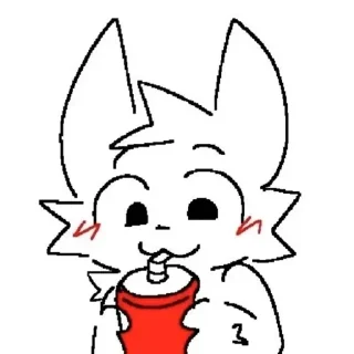 🥤 emoji Boykisser by Aki Telegram sticker 5 of 77