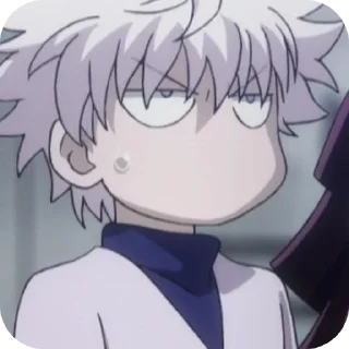 🙄 emoji Киллуа Золдик, стикеры Нура Telegram sticker 23 of 36