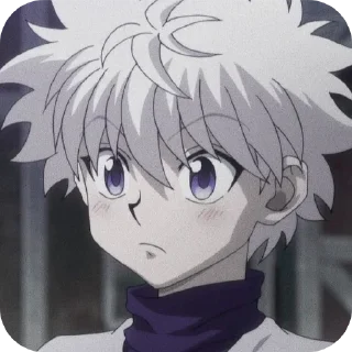 ☺ emoji Киллуа Золдик, стикеры Нура Telegram sticker 5 of 36