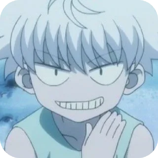 😁 emoji Киллуа Золдик, стикеры Нура Telegram sticker 10 of 36