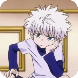 😪 emoji Киллуа Золдик, стикеры Нура Telegram sticker 18 of 36