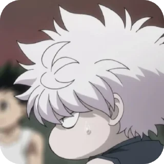 🙁 emoji Киллуа Золдик, стикеры Нура Telegram sticker 12 of 36