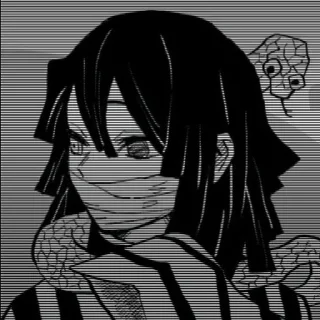 ♠️ emoji ˗ˏˋ 伊黒小芭内ꜜ.ﾐ @r1nsu8 Telegram sticker 7 of 84