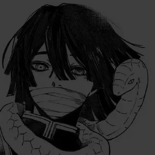 ♠️ emoji ˗ˏˋ 伊黒小芭内ꜜ.ﾐ @r1nsu8 Telegram sticker 2 of 84