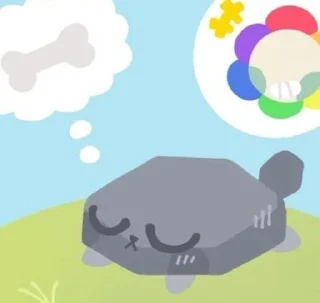 ⭐️ emoji Pebble @EmiliaStickers @Shrifty_textbot Telegram sticker 15 of 41