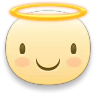 😇 emoji @CLOOBHUB <- БОЛЬШЕ Telegram sticker 21 of 33