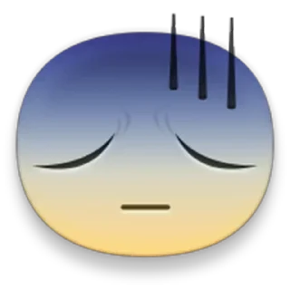 😰 emoji @CLOOBHUB <- БОЛЬШЕ Telegram sticker 16 of 33