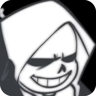 😠 emoji Glitchtale sans - @Lazy_Bonehead_Sans Telegram sticker 17 of 81