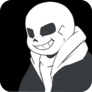 😨 emoji Glitchtale sans - @Lazy_Bonehead_Sans Telegram sticker 5 of 81