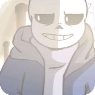 😒 emoji Glitchtale sans - @Lazy_Bonehead_Sans Telegram sticker 10 of 81
