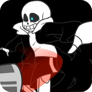 🔪 emoji Glitchtale sans - @Lazy_Bonehead_Sans Telegram sticker 23 of 81