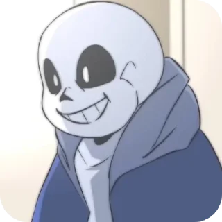 😁 emoji Glitchtale sans - @Lazy_Bonehead_Sans Telegram sticker 6 of 81