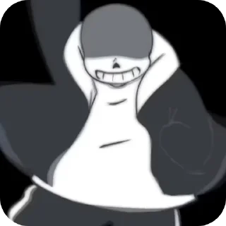 😠 emoji Glitchtale sans - @Lazy_Bonehead_Sans Telegram sticker 15 of 81