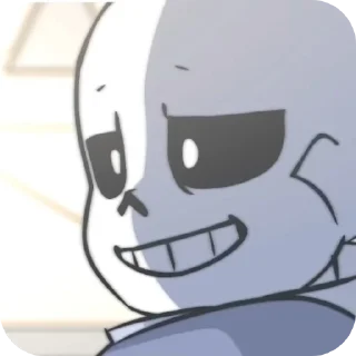 😊 emoji Glitchtale sans - @Lazy_Bonehead_Sans Telegram sticker 13 of 81