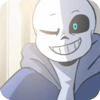 😈 emoji Glitchtale sans - @Lazy_Bonehead_Sans Telegram sticker 8 of 81