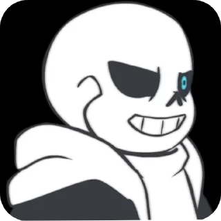 😠 emoji Glitchtale sans - @Lazy_Bonehead_Sans Telegram sticker 16 of 81