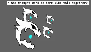 Sticker from Glitchtale part 1