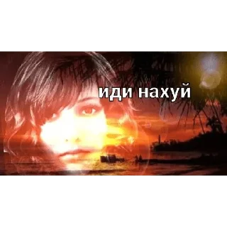 Sticker from Иди нахуй