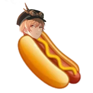 Sticker from хот дог цукаса