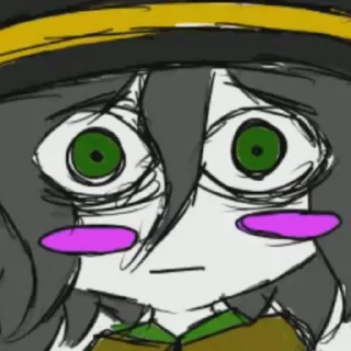 😐 emoji Koishi Komeji's Heart-Throbbing Adventure Telegram sticker 11 of 105