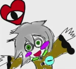 Sticker from Koishi Komeiji's Heart Throbbi