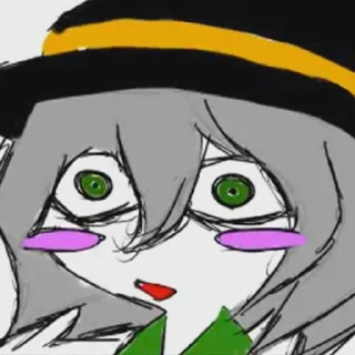 😳 emoji Koishi Komeji's Heart-Throbbing Adventure Telegram sticker 6 of 105
