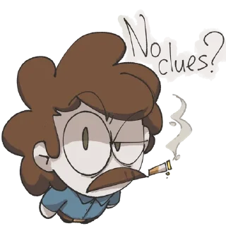 🤨 emoji John spooky month my love Telegram sticker 6 of 17