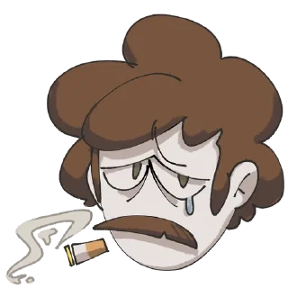 😢 emoji John spooky month my love Telegram sticker 8 of 17