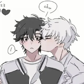 📷 emoji 🖤⃝🤍 Telegram sticker 19 of 120