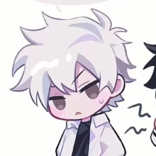 🤍 emoji 🖤⃝🤍 Telegram sticker 6 of 120