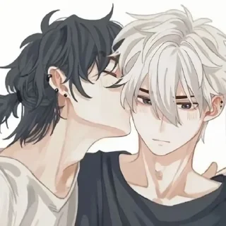 📷 emoji 🖤⃝🤍 Telegram sticker 17 of 120