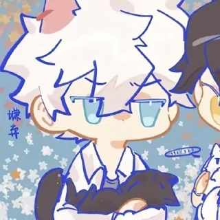 🤍 emoji 🖤⃝🤍 Telegram sticker 10 of 120