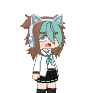😨 emoji Нацу от @niqici Telegram sticker 21 of 24
